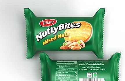 Tiffany Nutty Bites Mixed Nuts Biscuit 72g