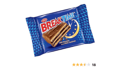 Tiffany Break Time Milk Chocolate Wafer Sandwich