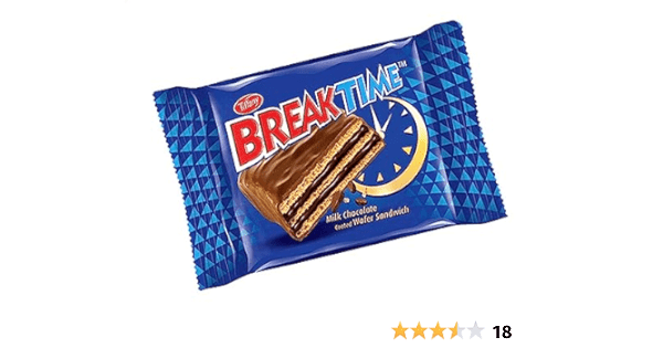 Tiffany Break Time Milk Chocolate Wafer Sandwich