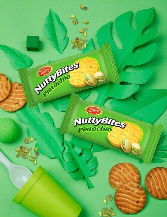 Tiffany Nutty Bites Pistachio Biscuit