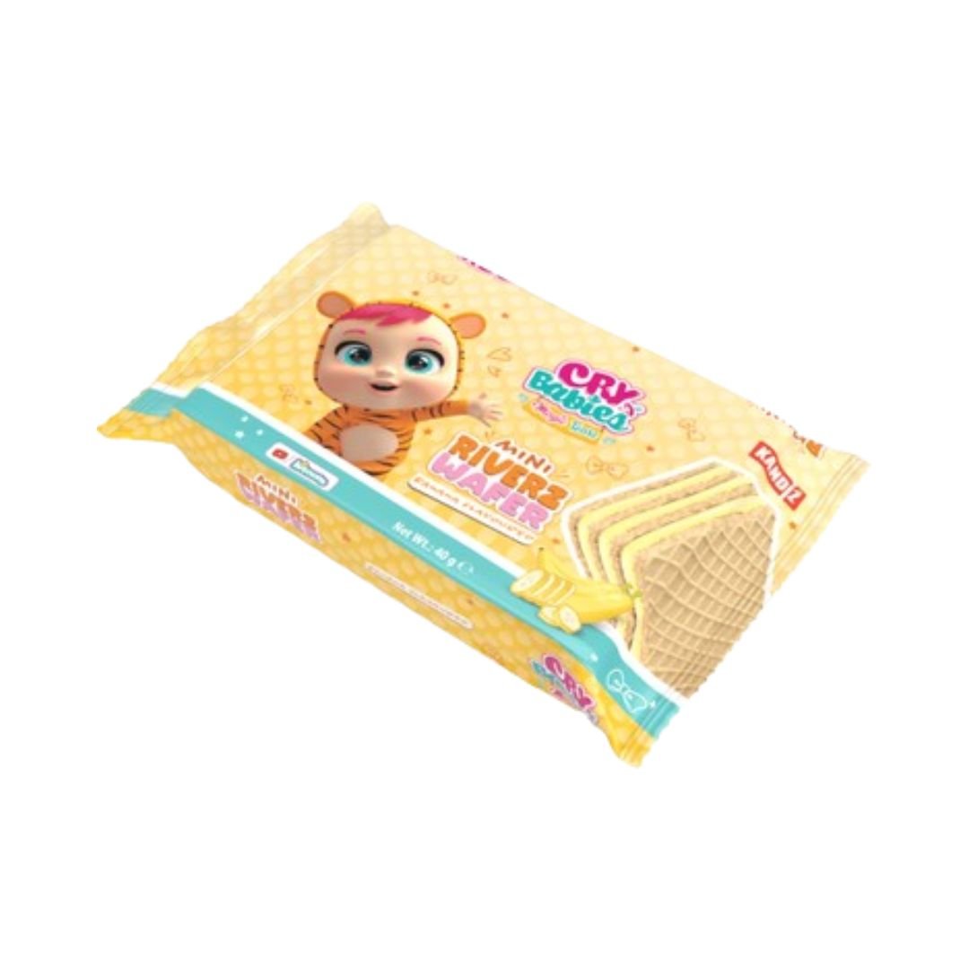 MINI RIVERZ WAFER - Banana | Rayhan Al Khaleej - ريحان الخليج